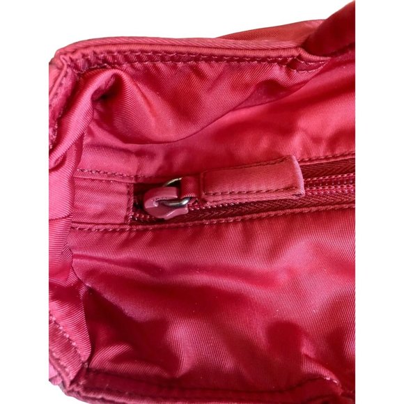 Authentic PRADA Red Nylon Tote Hand Bag Purse, Made in Italy - Picture 11 of 12